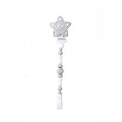 Cadenita Portachupete "estrellita" Gris