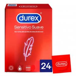 Durex - 24 Preservativos Sensitivo Suave