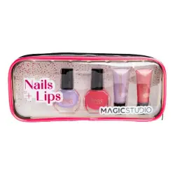 Magic Studio Colorful Nail Lips Wallet 1 und Pack manos y labios