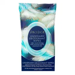 Pacifica - Toallitas desodorantes con aceites esenciales y leche de coco Desodorantes 159 g unisex