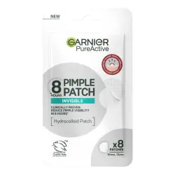 Pure Active Pimple Patch Invisible 8h Parche con Tecnología Hidrocoloide con BHA para Granitos