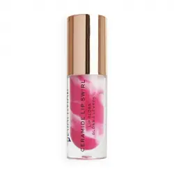 Revolution - Brillo de labios Ceramide Lip Swirl - Berry pink