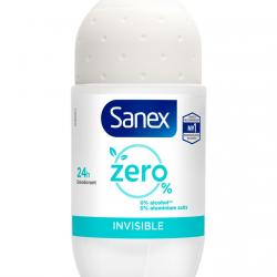 Sanex - Desodorante Roll-on Zero Invisible