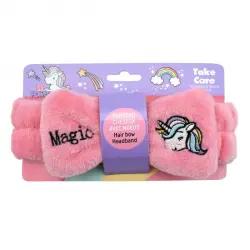 Unicornio Diadema para Cabello con Lazo