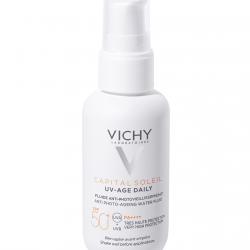 Vichy - Fotoprotector Capital Soleil UV-AGE Water Fluid Antifotoenvejecimiento SPF50+ 40 Ml