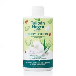 Body Lotion Aloe Vera, Extracto De AlgodÃ³n & Rosa Mosqueta