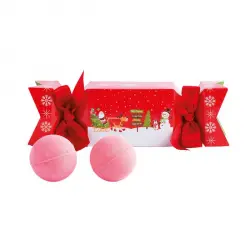 Christmas Cracker con dos bombas de Baño Efervescentes