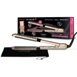 Demeliss - Plancha para el pelo y rizador 2 en 1