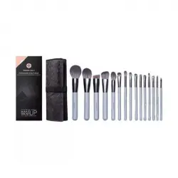 Eigshow - Set 15 brochas de maquillaje Jade Series - Agate Grey