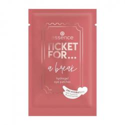 essence - *Ticket For...* - Parches de hidrogel para el contorno de ojos A Break