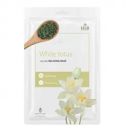 HNB - Mascarilla facial iluminadora - Loto Blanco