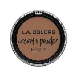 L.A Colors - Base de maquillaje en crema Cream to Powder - Tan