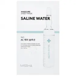 Missha - Mascure Sheet Mask Saline Water Mascarillas de celulosa 27 ml unisex