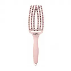 Olivia Garden - Cepillo para cabello Fingerbrush Combo Medium - Pastel Pink