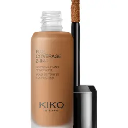 Base De Maquillaje Y Corrector 2 En 1 Full Coverage 2-In-1 Foundation & Concealer Kiko Milano WB110 Warm Beige 110