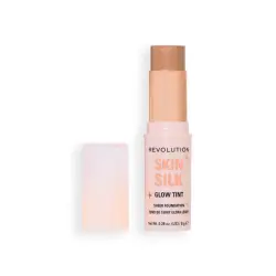 Makeup Revolution - Base de maquillaje en stick Skin Silk Glow Tint Sheer Foundation - Medium Tan Neutral