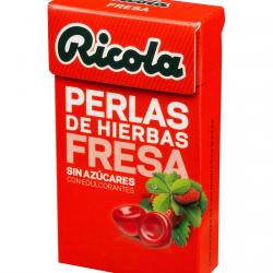 Ricola - Perlas Fresa 25g