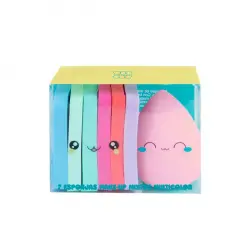 Set 7 Esponjas Makeup Mixtas Multiusos 40 gr
