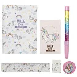 Set Papeleria Unicornio