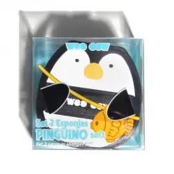 Set 2 Esponjas Pingüino Soft 6 gr