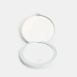 Espejo Compacto 2X con Luz Led Another Love Beige