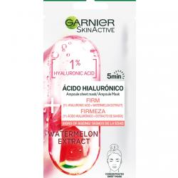 Garnier - Mascarilla En Ampolla Reafirmante Con ácido Hialurónico Y Sandía Skin Active