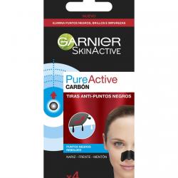 Garnier - Tiras Anti Puntos Negros Skin Active Pure Carbón