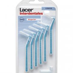 Lacer - 6 Cepillos Interdentales Cónico Angular