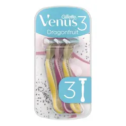 Mejor Dto!   GILLETE VENUS DRAGONFRUIT 3 DESECHABLES 3 und Maquinillas de Afeitar
