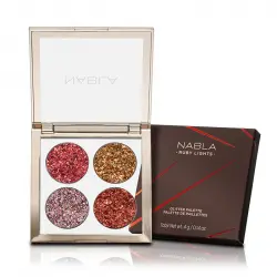 Nabla - *Side by Side* - Paleta de glitters - Ruby Lights