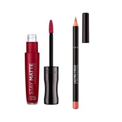 Stay Matte Lipstick + Lipliner Lasting Finish 810