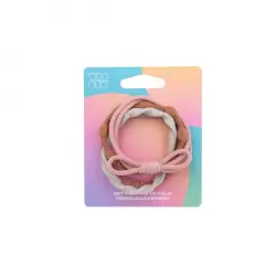 Set 4 Gomas de Pelo Trenzadas