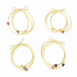 Set 4 Gomas Wavy Hearts