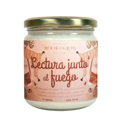 Book and Glow - *Perfect Moments* - Vela de soja - Lectura junto al fuego
