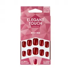 Elegant Touch - Uñas postizas Colour Nails - Rich Red