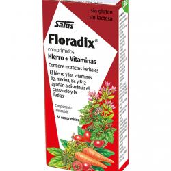 Floradix - 84 Comprimidos De Hierro + Vitaminas