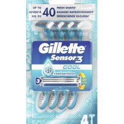 Gillette - Maquinillas De Afeitar Desechables Sensor3 Cool