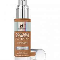 IT Cosmetics - Base De Maquillaje Cobertura Media Your Skin But Better Foundation + Skincare