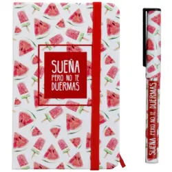 Libreta Tapa Dura con Bolígrafo