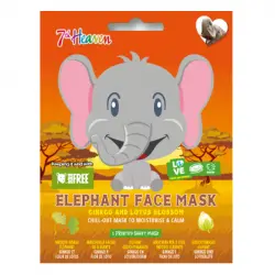 Montagne Jeunesse - 7th Heaven - Mascarilla facial Animal Mask Elefante - Ginko y flor de loto
