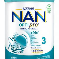 NESTLE - Leche De Crecimiento Nan Optipro 3 En Polvo 12 A 18 Meses 800 G Nestlé
