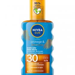 NIVEA - Aceite Solar En Spray Activador Del Bronceado Protege & Broncea SPF 30 Sun