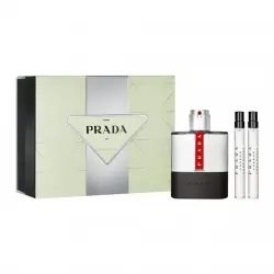 PRADA BEAUTY - Estuche de regalo Eau de Toilette Luna Rossa Carbon Prada Beauty.