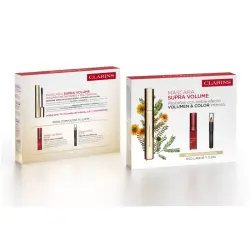 Cofre Máscara Supra Volume 8 ml + Mascara De Cejas 2,8 ml + Lip 1,4 g