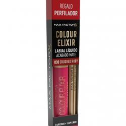 Max Factor - Pack Labial Líquido Colour Elixir Soft Matte + Lip Liner