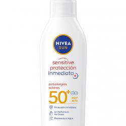 NIVEA - Leche Solar Sensitive Antialergias Solares SPF 50 Sun