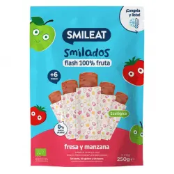 Smilados Flash 100% Fruta Fresa y Manzana 250 gr