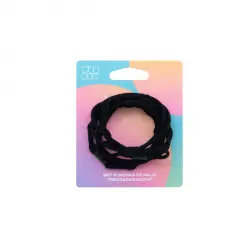 Set 4 Gomas de Pelo Trenzadas