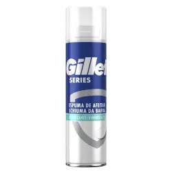 Gillette - Espuma de Afeitar Refrescante Series Cool Afeitado 250 ml male