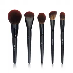 Jessup Beauty - Set de brochas 5 piezas Black Face Collection - T273: Makeup Lover (Phantom Black)